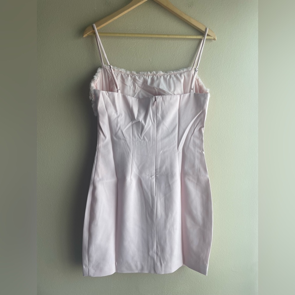 New Naked Wardrobe Women Light Pink Mid Dress Size Large - Picture 6 of 11